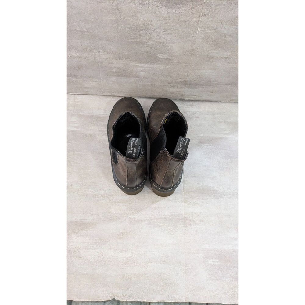 Distressed Brown Leather Boots Dr. Martens Cadence Chelsea sz. 7 - Picture 6 of 8